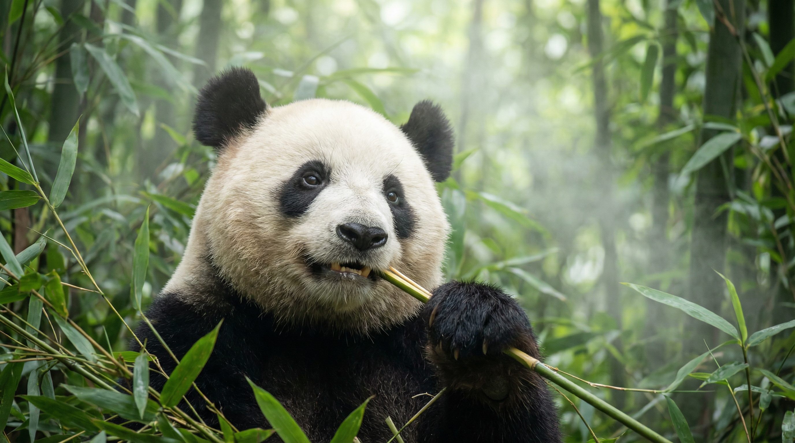 少妇视频：大熊猫吃竹子视频教程